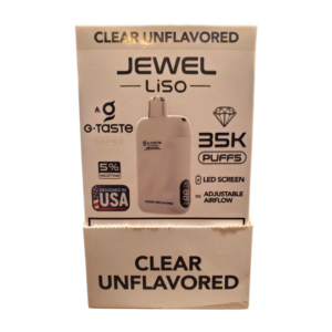 G Taste Jewel Liso Clear Disposable – 35K Puffs (3% & 5%)