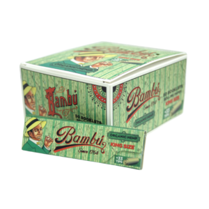 BAMBÚ ORGANIC HEMP KING SIZE +33 TIPS (24 PACK)