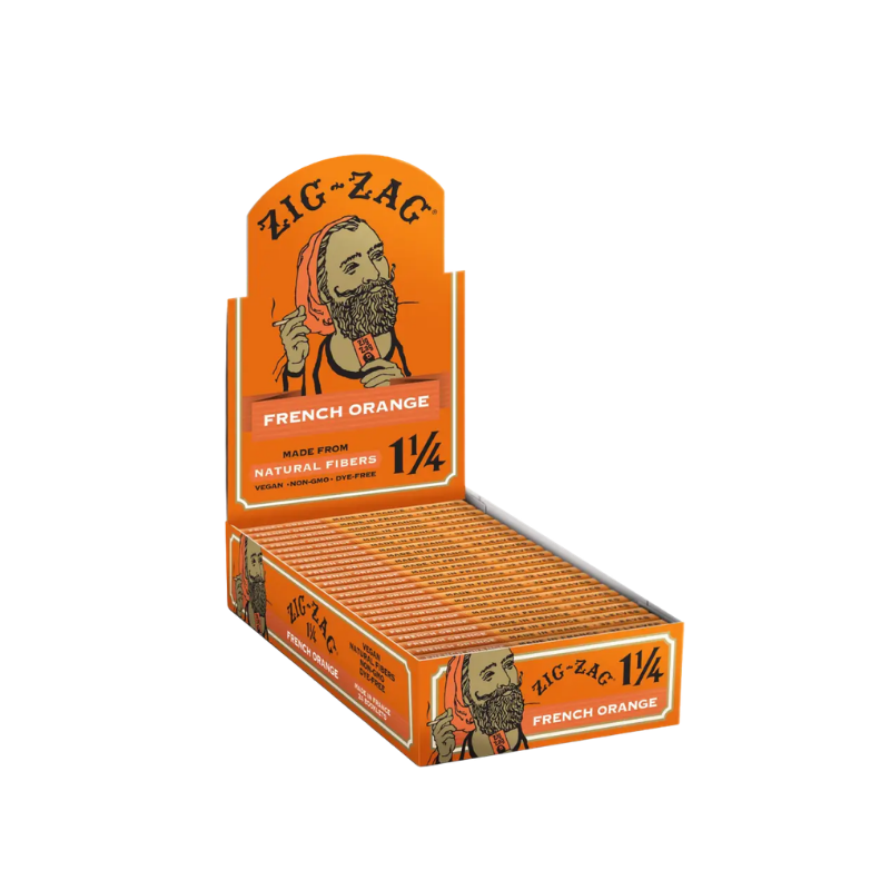 French Orange Rolling Papers 1 1/4