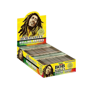 Bob Marley Pure Hemp Rolling Papers 1¼ Size – 25 Pack Box (50 Leaves Each)