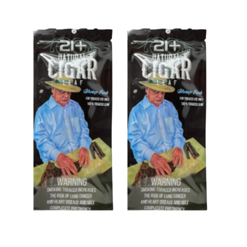 OLD MAN 21+ Natural Cigar Leaf 2 Pack