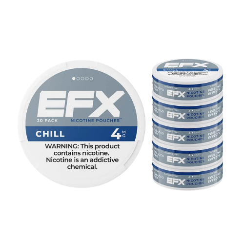 EFX Pouch Chill - 4mg (Set of 5)