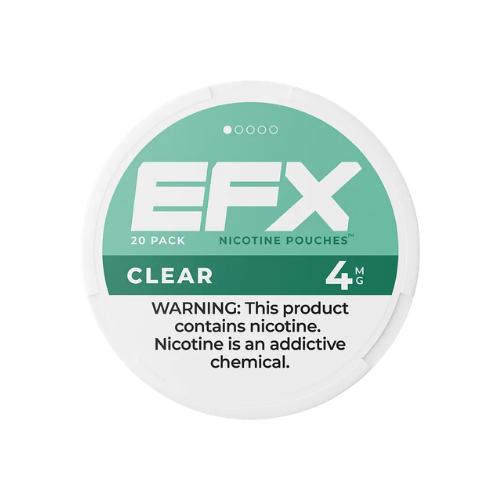 EFX Nicotine Pouches - Clear