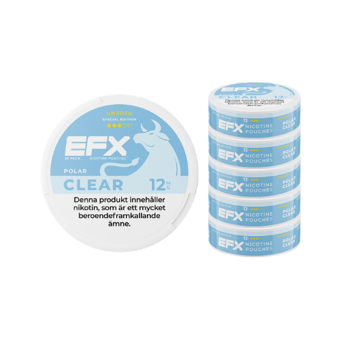 EFX Nicotine Pouches - Polar Clear