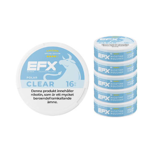 EFX Nicotine Pouches - Polar Clear