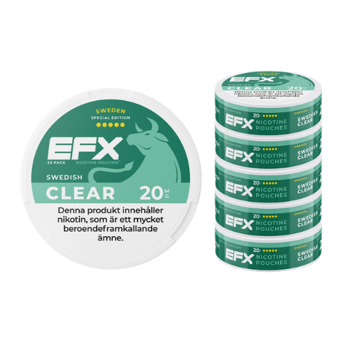 EFX Nicotine Swedish Pouch - 20 Mg (Set of 5)